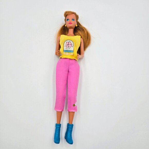 Vintage 1993 Camp Midge Barbie Doll Red Hair Sleeping Bag 11077 Mattel Read - Picture 11 of 16